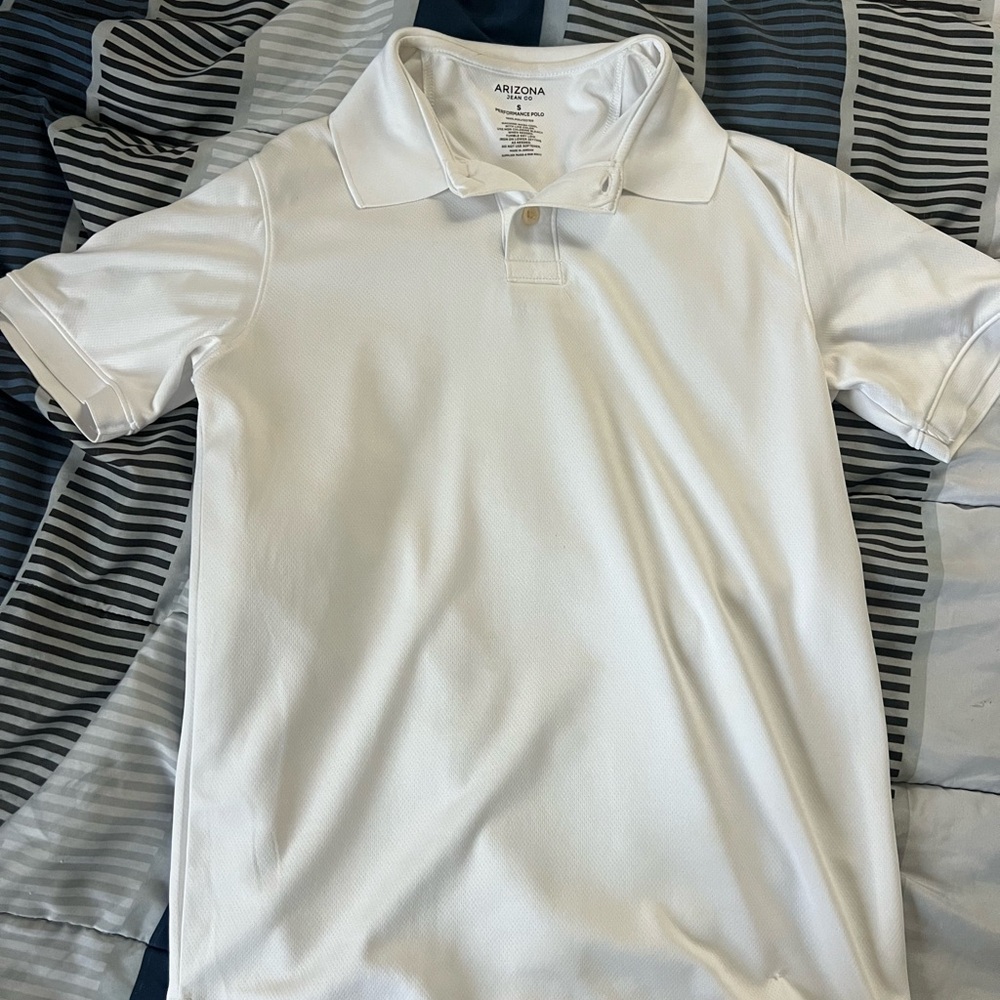 Arizona Jean Company Kids Classic White Polo